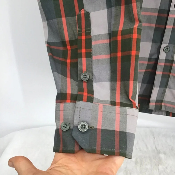 Browning Buckmark Men’s Long Sleeve Plaid Shirt Casual Hunting NWOT Size Large - Picture 5 of 8